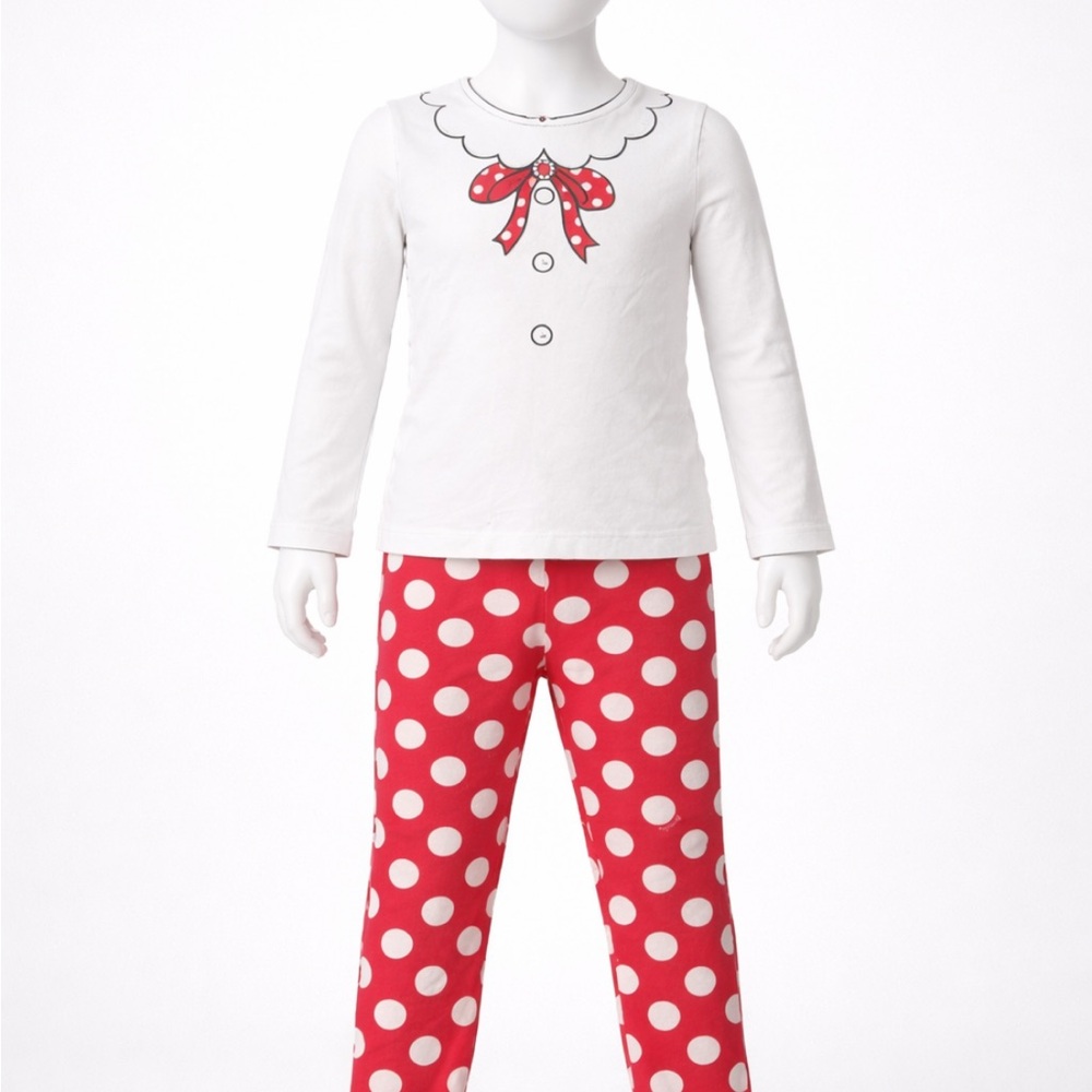 Red and White Polka Dot Kids set